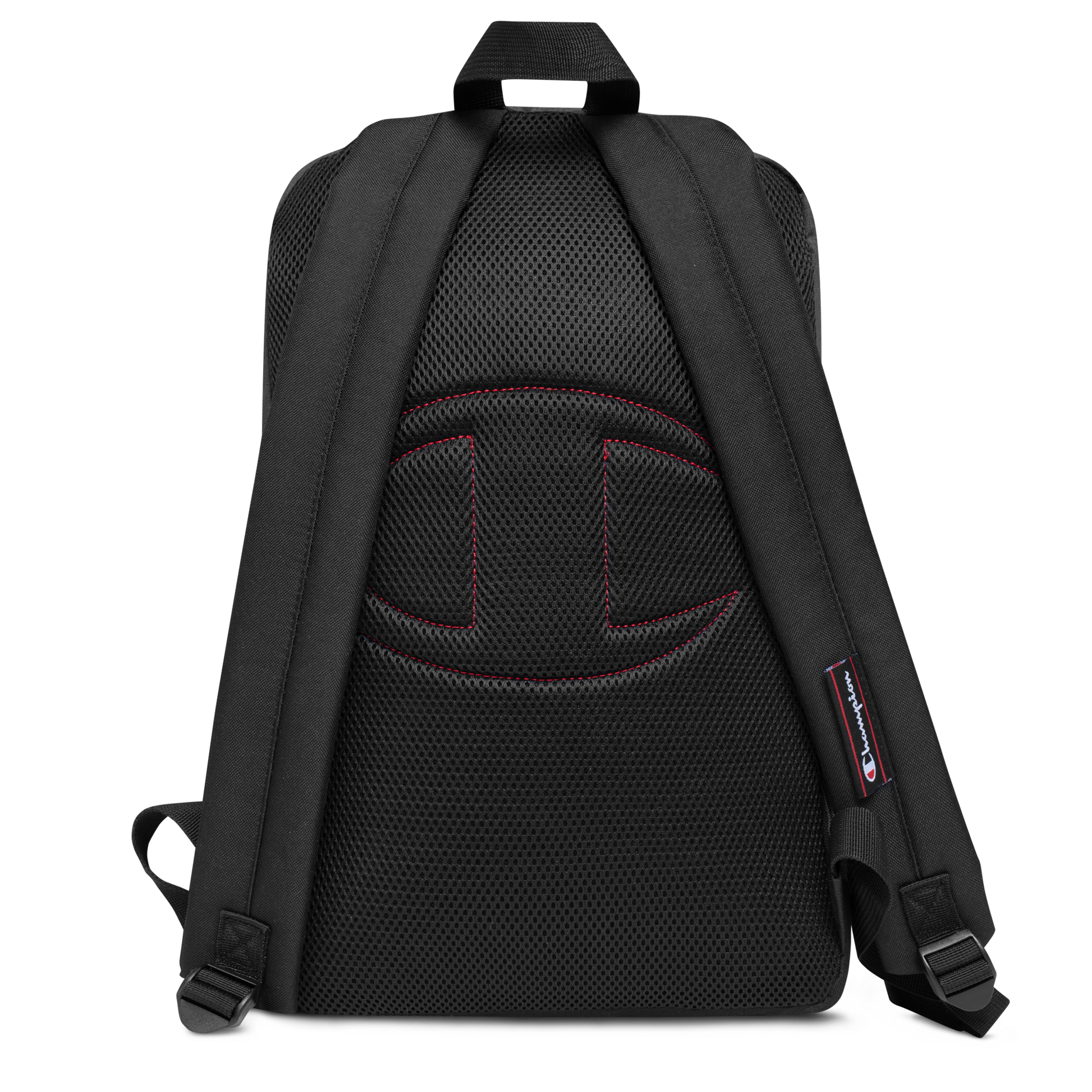 Embroidered Champion Backpack — Grey