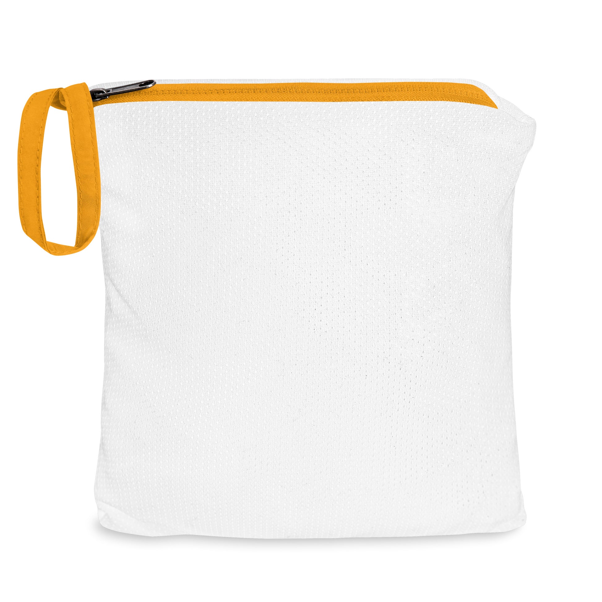 Embroidered Champion Packable Jacket — Orange