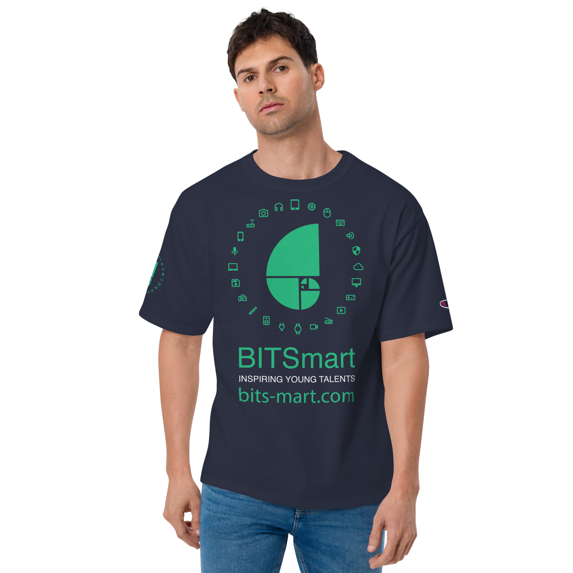 Men's Champion T-Shirt — Navy