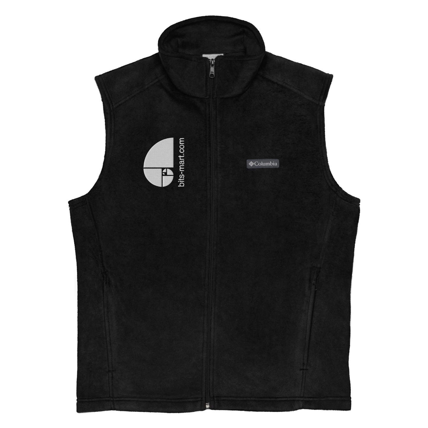 Mens Columbia fleece vest — Black