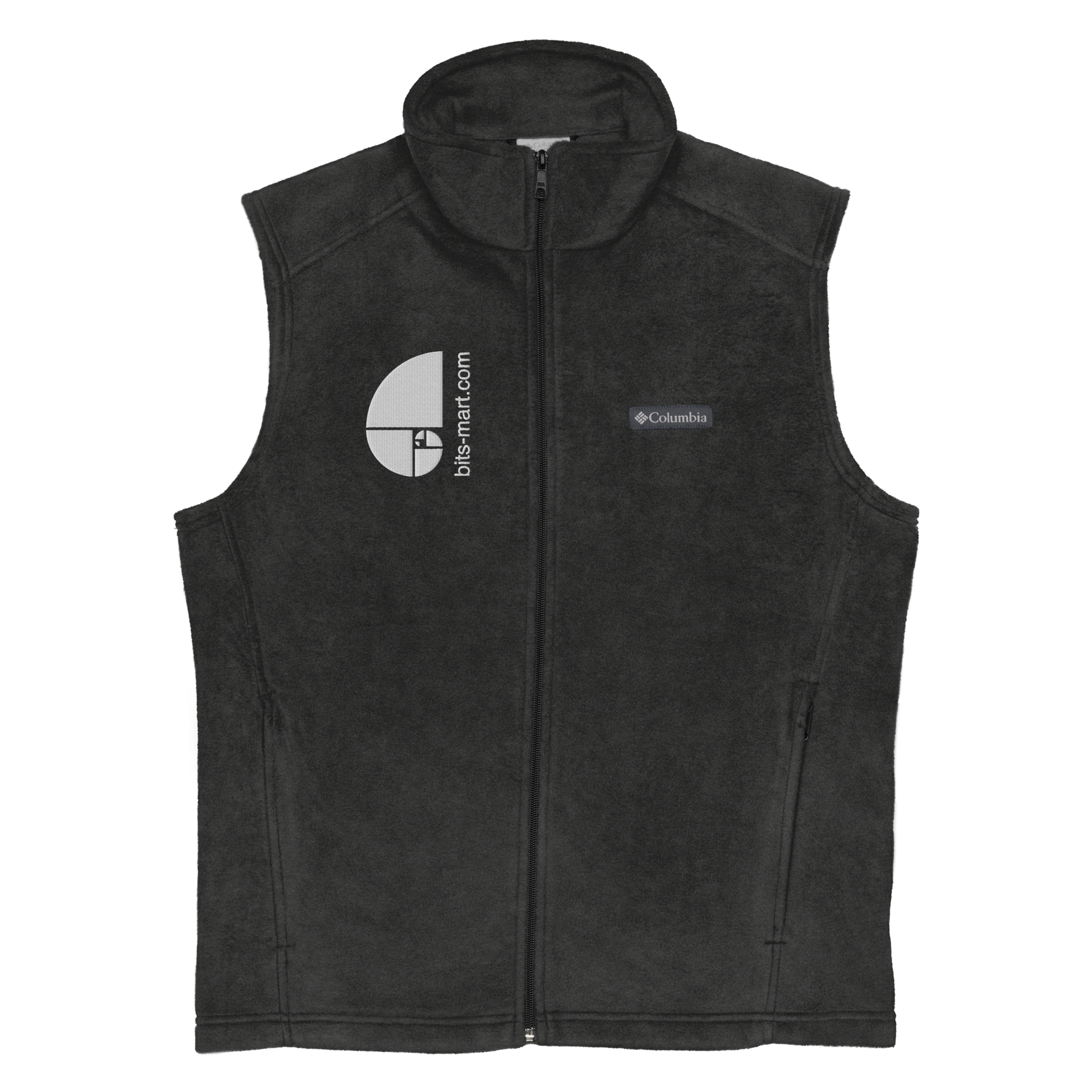 Men’s Columbia fleece vest — Grey