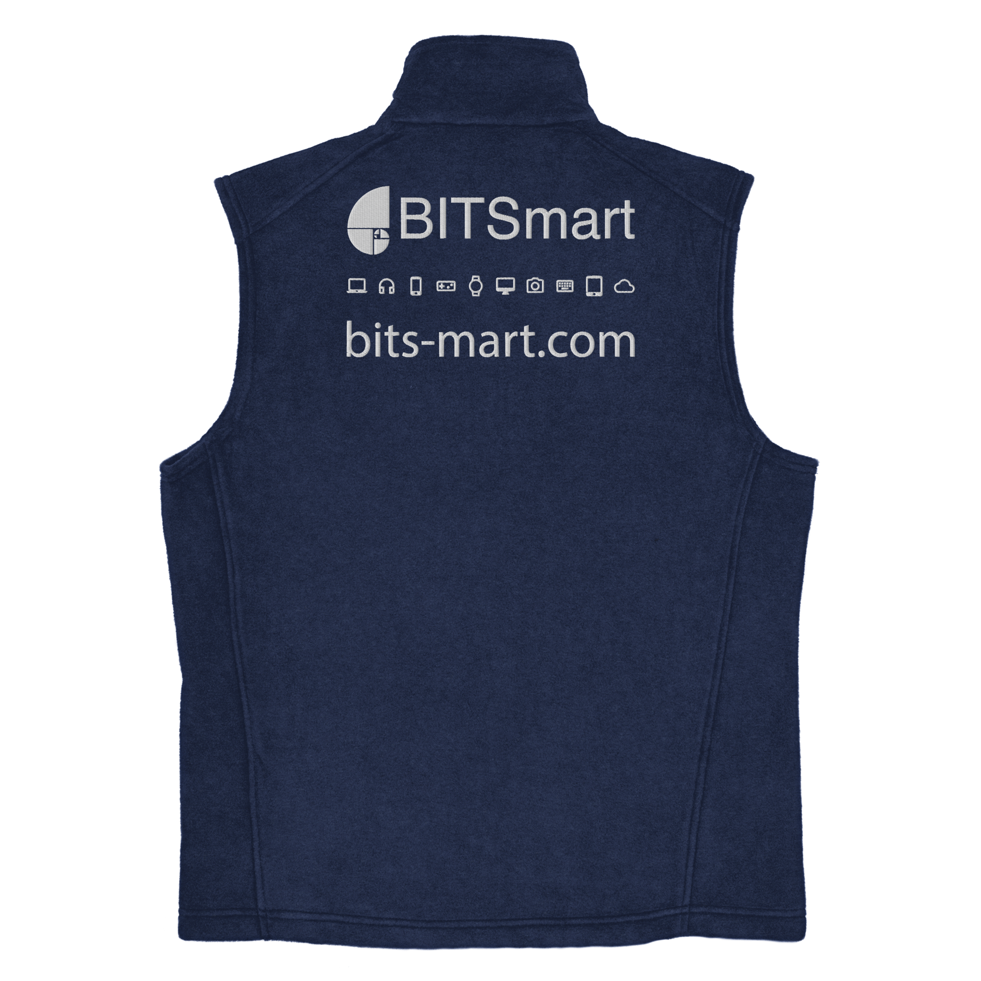 Mens Columbia fleece vest — Navy