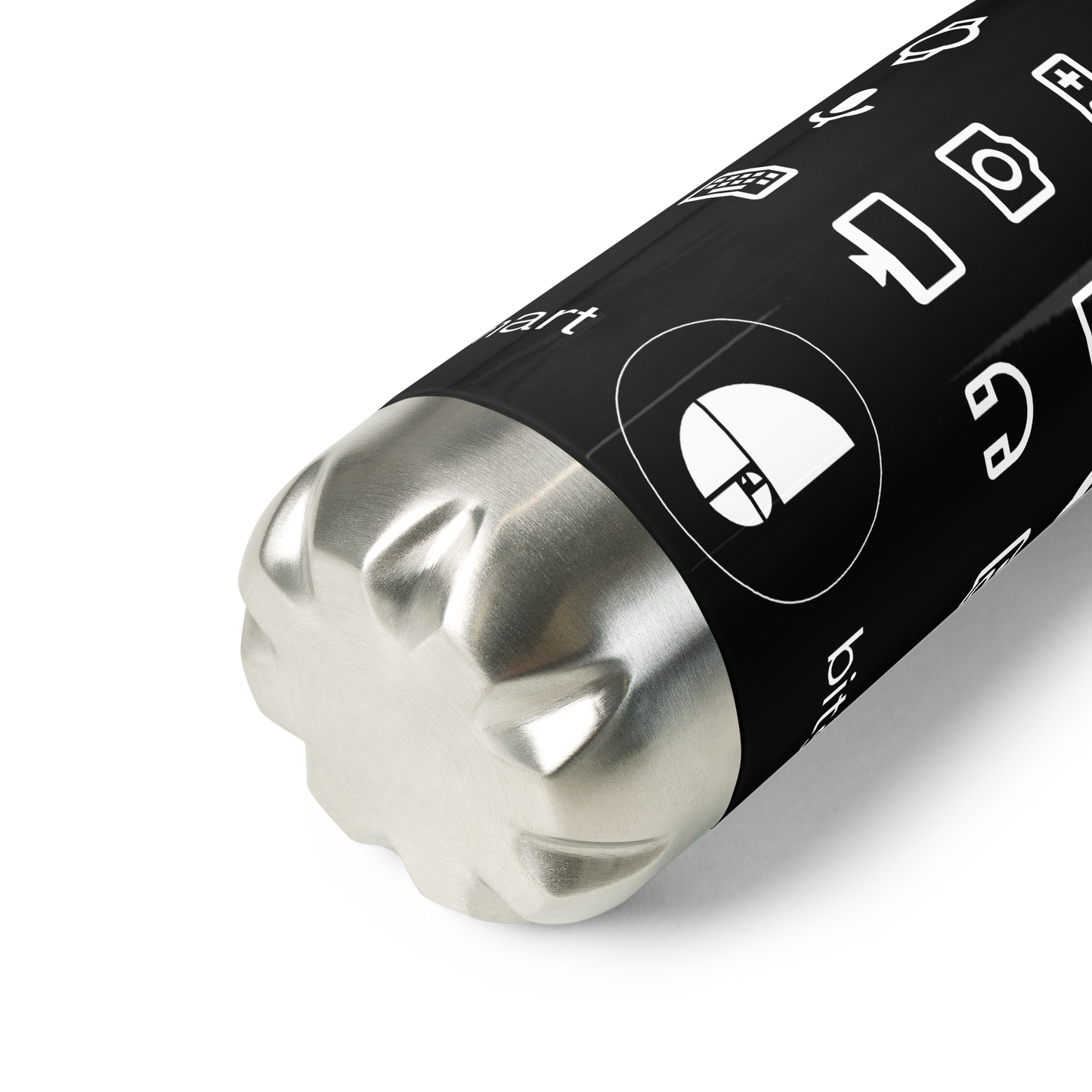 Stainless Steel Water Bottle — Black