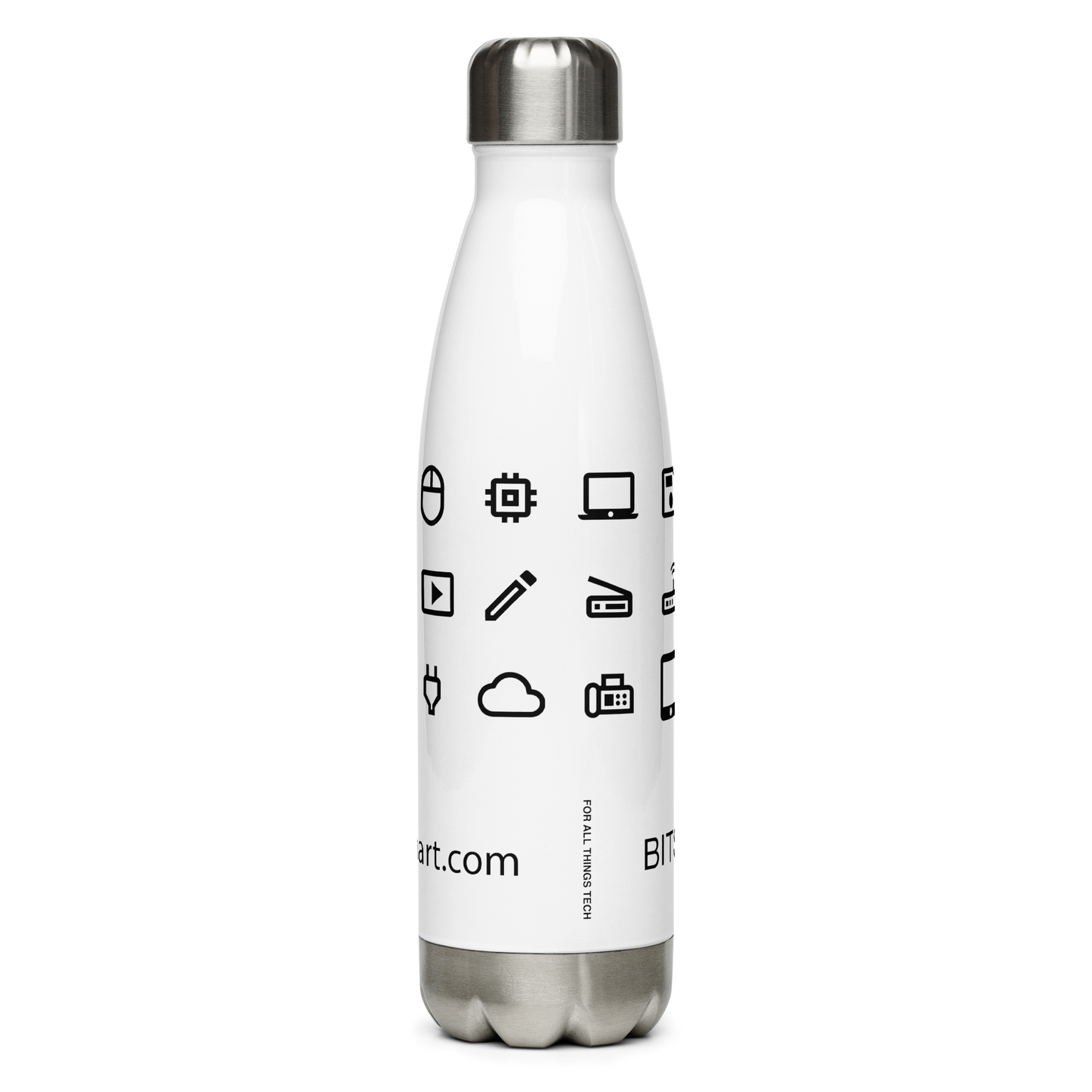Stainless Steel Water Bottle — White