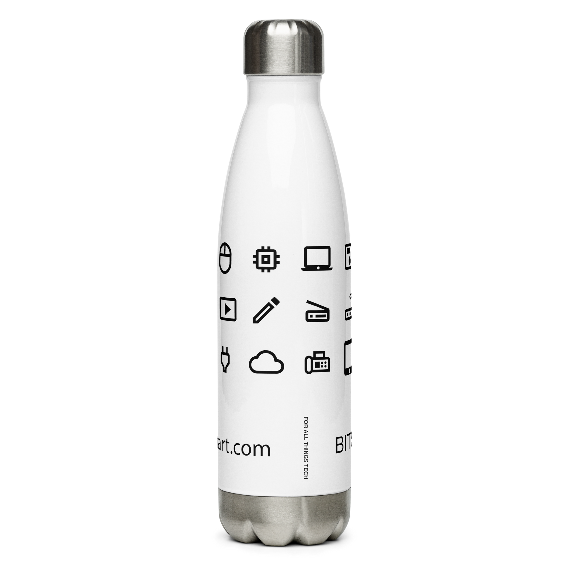 Stainless Steel Water Bottle — White
