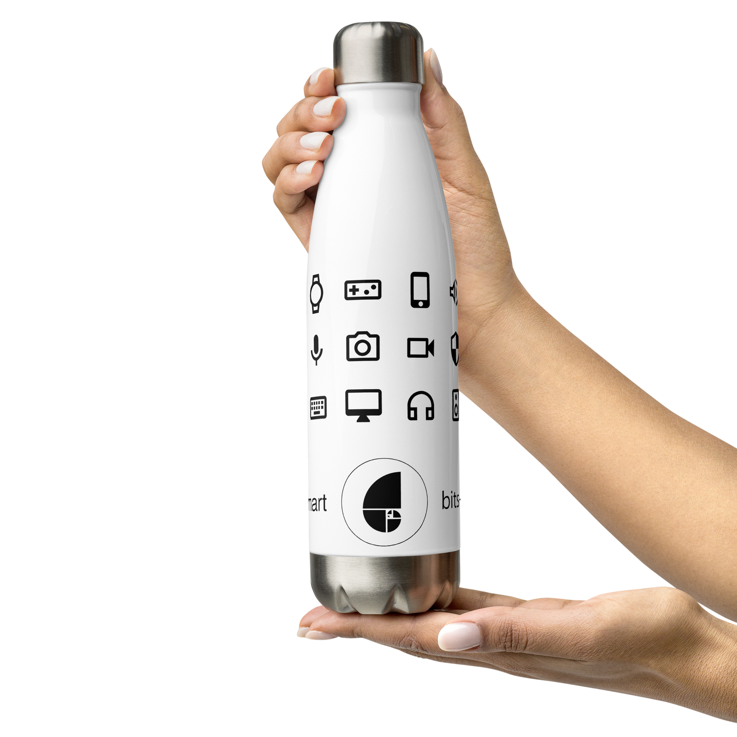 Stainless Steel Water Bottle — White