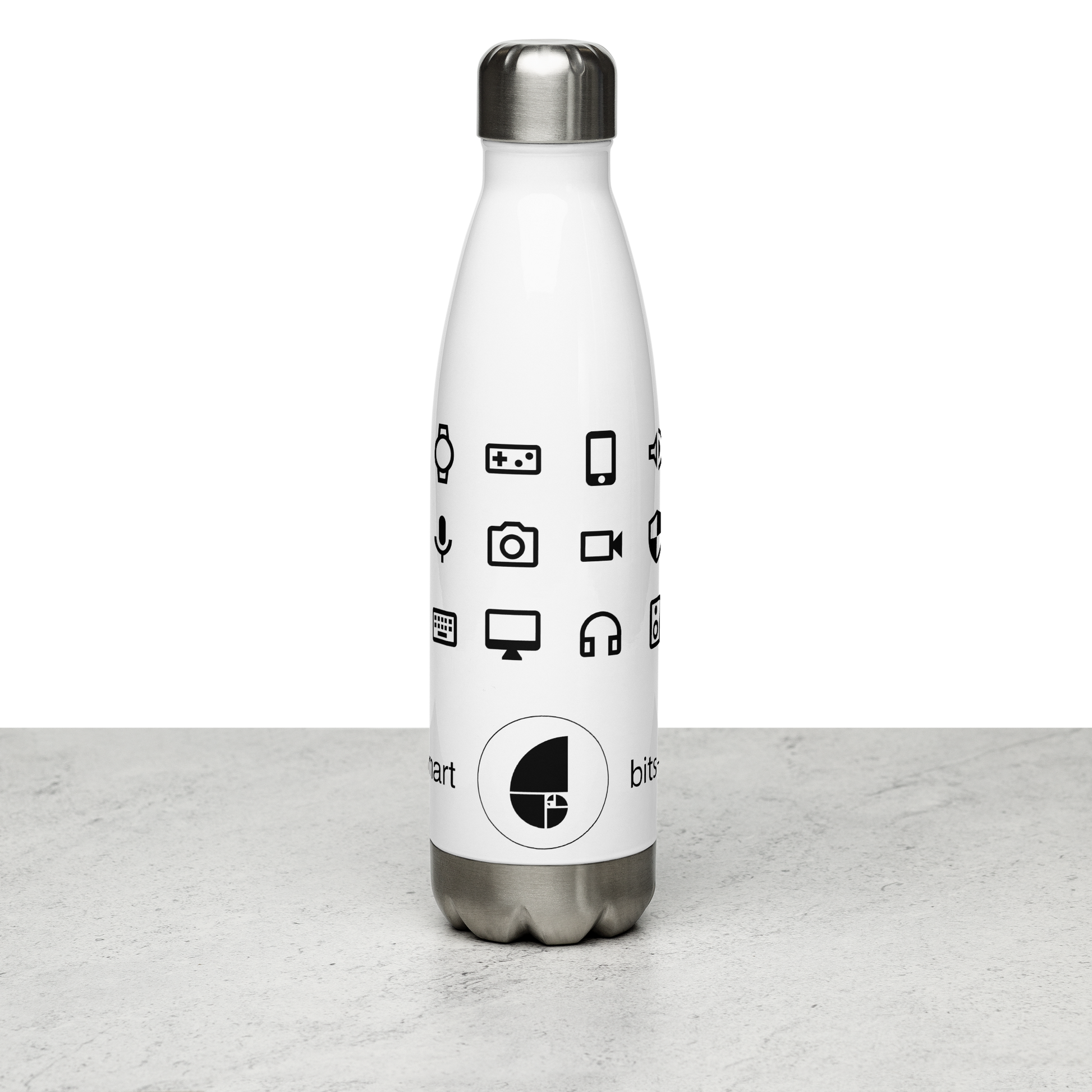 Stainless Steel Water Bottle — White