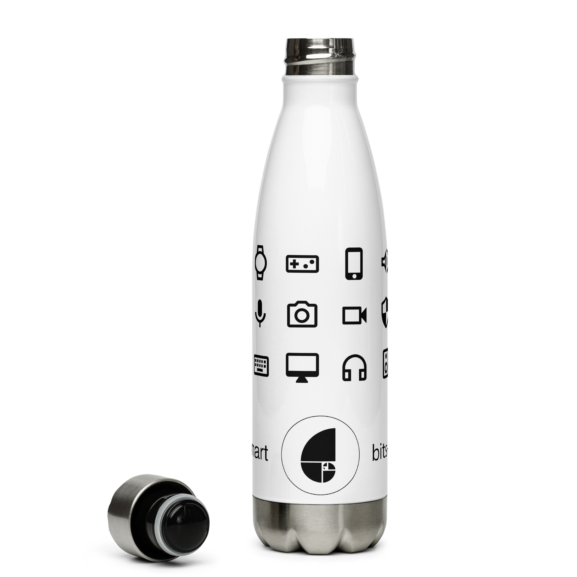 Stainless Steel Water Bottle — White