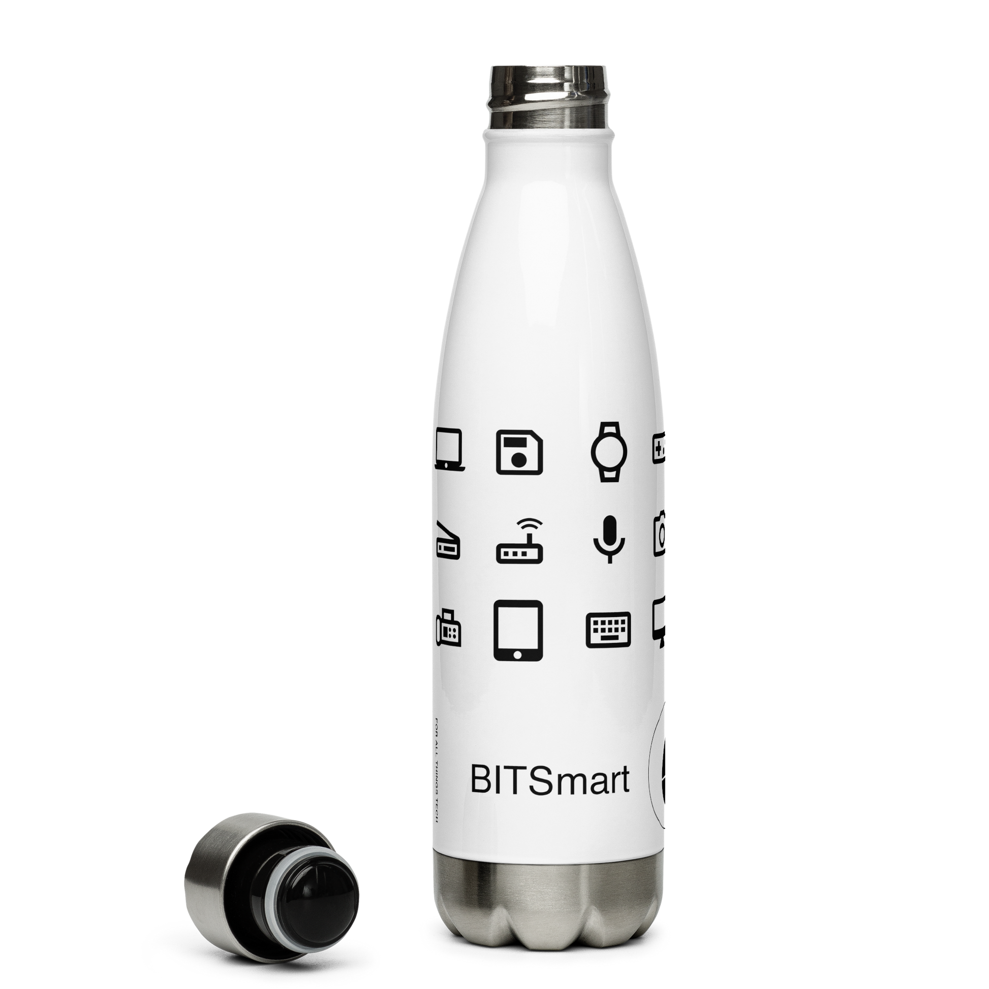Stainless Steel Water Bottle — White