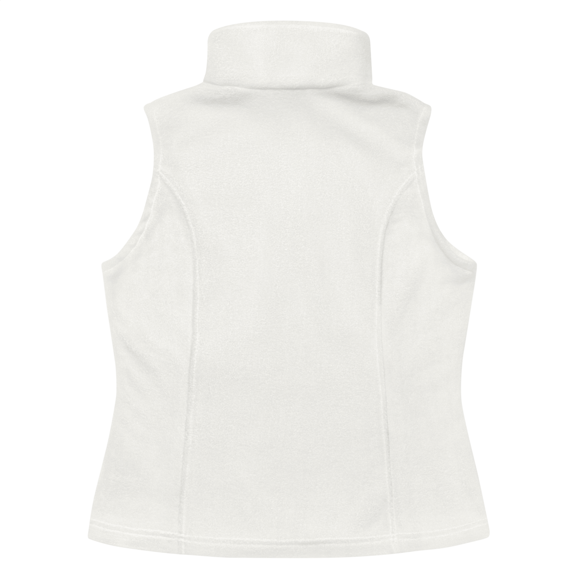 Women’s Columbia fleece vest — White